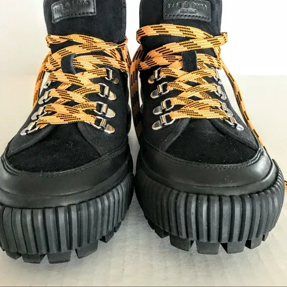Rag & Bone Army Hiking Sneakers Boots Shoes Low Top Canvas Lace Up NWOT 38.5 - Picture 8 of 16